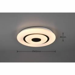 Reality Rana Deckenleuchte LED Schwarz, Weiß, 1-flammig, Fernbedienung, Farbwechsler 20 Reality Rana Deckenleuchte LED Schwarz, Weiß, 1-flammig, Fernbedienung, Farbwechsler -Smart Home Innenleuchten Verkäufe reality rana deckenleuchte r65081000 7