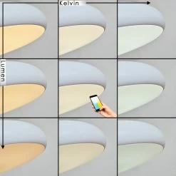 Hofstein Rhone Hängeleuchte LED Weiß, 1-flammig, Farbwechsler -Smart Home Innenleuchten Verkäufe rhone haengeleuchte h3550632 2