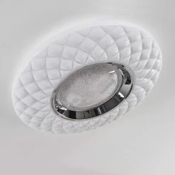 Hofstein Roseto Deckenleuchte LED Chrom, Weiß, Transparent, Klar, 1-flammig, Fernbedienung 18 Hofstein Roseto Deckenleuchte LED Chrom, Weiß, Transparent, Klar, 1-flammig, Fernbedienung -Smart Home Innenleuchten Verkäufe roseto deckenleuchte h3391402 6