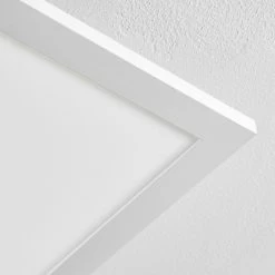 Hofstein Salmi Deckenpanel LED Aluminium, Wei&szlig;, 1-flammig, Fernbedienung -Smart Home Innenleuchten Verkäufe salmi deckenpanel h3311998 12