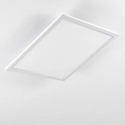 Hofstein Salmi Deckenpanel LED Aluminium, Wei&szlig;, 1-flammig, Fernbedienung -Smart Home Innenleuchten Verkäufe salmi deckenpanel h3311998 14