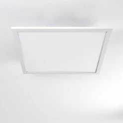 Hofstein Salmi Deckenpanel LED Aluminium, Wei&szlig;, 1-flammig, Fernbedienung -Smart Home Innenleuchten Verkäufe salmi deckenpanel h3311998 3