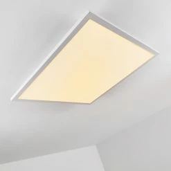 Hofstein Salmi Deckenpanel LED Weiß, 1-flammig, Fernbedienung, Farbwechsler 23 Hofstein Salmi Deckenpanel LED Weiß, 1-flammig, Fernbedienung, Farbwechsler -Smart Home Innenleuchten Verkäufe salmi deckenpanel h3312032 2