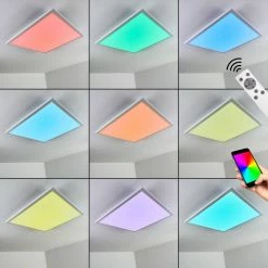 Hofstein Salmi Deckenpanel LED Weiß, 1-flammig, Fernbedienung, Farbwechsler 25 Hofstein Salmi Deckenpanel LED Weiß, 1-flammig, Fernbedienung, Farbwechsler -Smart Home Innenleuchten Verkäufe salmi deckenpanel h3312032 4