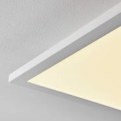Hofstein Salmi Deckenpanel LED Aluminium, Weiß, 1-flammig, Fernbedienung -Smart Home Innenleuchten Verkäufe salmi deckenpanel h3314395 18