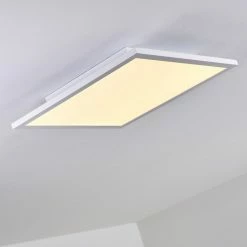 Hofstein Salmi Deckenpanel LED Wei&szlig;, 1-flammig, Fernbedienung, Farbwechsler -Smart Home Innenleuchten Verkäufe salmi deckenpanel h3325452 14