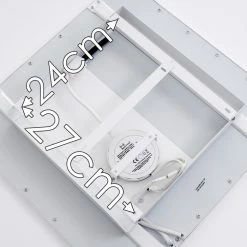 Hofstein Salmi Deckenpanel LED Wei&szlig;, 1-flammig, Fernbedienung, Farbwechsler -Smart Home Innenleuchten Verkäufe salmi deckenpanel h3325452 17