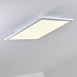 Hofstein Salmi Deckenpanel LED Wei&szlig;, 1-flammig, Fernbedienung, Farbwechsler -Smart Home Innenleuchten Verkäufe salmi deckenpanel h3325452 18