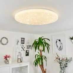 Hofstein Sweet Deckenpanel LED Weiß, 1-flammig, Fernbedienung 22 Hofstein Sweet Deckenpanel LED Weiß, 1-flammig, Fernbedienung -Smart Home Innenleuchten Verkäufe sweet deckenpanel h3562444 10