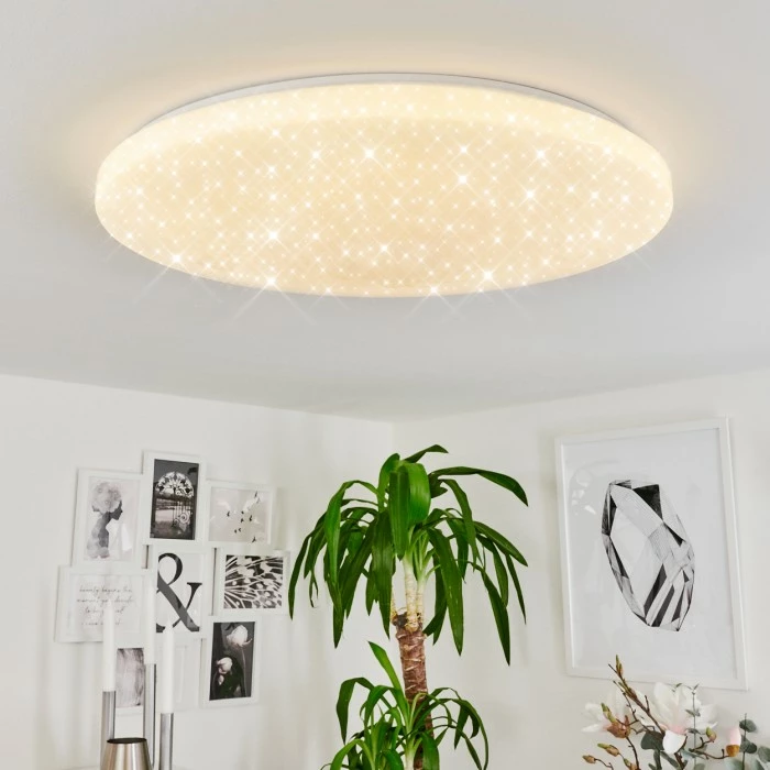 Hofstein Sweet Deckenpanel LED Weiß, 1-flammig, Fernbedienung 9 Hofstein Sweet Deckenpanel LED Weiß, 1-flammig, Fernbedienung – Bild 9