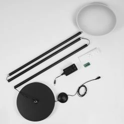 Hofstein Theron Deckenfluter LED Schwarz, 1-flammig, Fernbedienung -Smart Home Innenleuchten Verkäufe theron deckenfluter h3456606 4