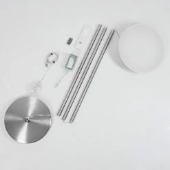 Hofstein Theron Stehleuchte LED Nickel-Matt, 1-flammig, Fernbedienung -Smart Home Innenleuchten Verkäufe theron stehleuchte h3552346 4