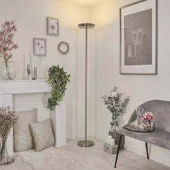 Hofstein Theron Stehleuchte LED Nickel-Matt, 1-flammig, Fernbedienung -Smart Home Innenleuchten Verkäufe theron stehleuchte h3552346 8