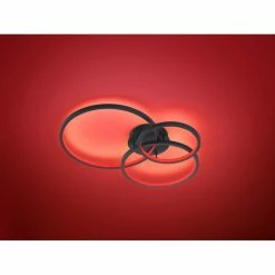 Trio Leuchten Aaron Deckenleuchte LED Anthrazit, 1-flammig, Fernbedienung, Farbwechsler 6 Trio Leuchten Aaron Deckenleuchte LED Anthrazit, 1-flammig, Fernbedienung, Farbwechsler -Smart Home Innenleuchten Verkäufe trio leuchten aaron deckenleuchte 652710342 2