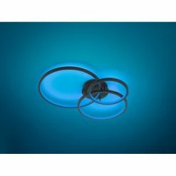 Trio Leuchten Aaron Deckenleuchte LED Anthrazit, 1-flammig, Fernbedienung, Farbwechsler 7 Trio Leuchten Aaron Deckenleuchte LED Anthrazit, 1-flammig, Fernbedienung, Farbwechsler -Smart Home Innenleuchten Verkäufe trio leuchten aaron deckenleuchte 652710342 3