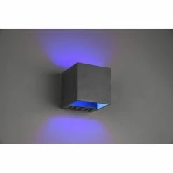 Trio Leuchten Figo Wandleuchte LED Schwarz, 1-flammig, Fernbedienung, Farbwechsler -Smart Home Innenleuchten Verkäufe trio leuchten figo wandleuchte 253310132 3