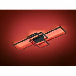 Trio Leuchten Thiago Deckenleuchte LED Anthrazit, 1-flammig, Fernbedienung, Farbwechsler -Smart Home Innenleuchten Verkäufe trio leuchten thiago deckenleuchte 652610342 2