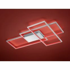 Trio Leuchten Thiago Deckenleuchte LED Nickel-Matt, 1-flammig, Fernbedienung, Farbwechsler 6 Trio Leuchten Thiago Deckenleuchte LED Nickel-Matt, 1-flammig, Fernbedienung, Farbwechsler -Smart Home Innenleuchten Verkäufe trio leuchten thiago deckenleuchte 652690307 2