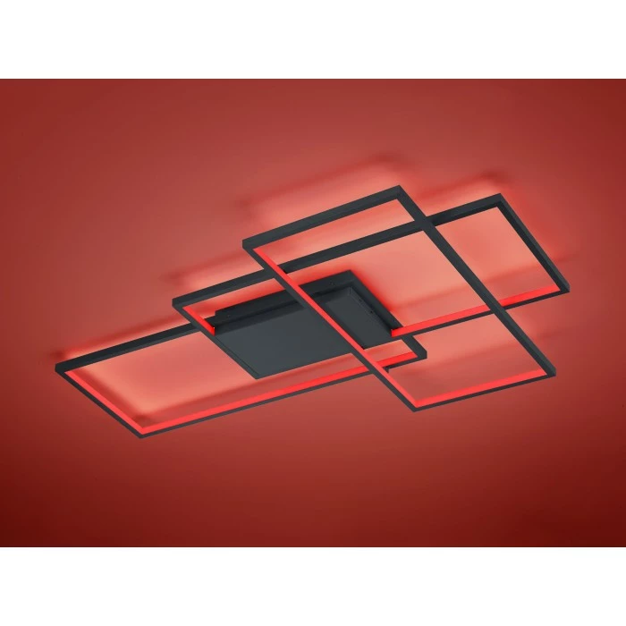 Trio Leuchten Thiago Deckenleuchte LED Anthrazit, 1-flammig, Fernbedienung, Farbwechsler 3 Trio Leuchten Thiago Deckenleuchte LED Anthrazit, 1-flammig, Fernbedienung, Farbwechsler – Bild 3