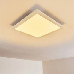 Hofstein Voisines Deckenpanel LED Weiß, 1-flammig, Fernbedienung, Farbwechsler -Smart Home Innenleuchten Verkäufe voisines deckenpanel h3267790 14