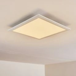 Hofstein Voisines Deckenpanel LED Weiß, 1-flammig, Fernbedienung, Farbwechsler -Smart Home Innenleuchten Verkäufe voisines deckenpanel h3267790 16