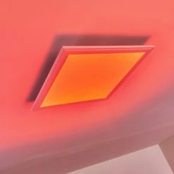 Hofstein Voisines Deckenpanel LED Weiß, 1-flammig, Fernbedienung, Farbwechsler -Smart Home Innenleuchten Verkäufe voisines deckenpanel h3267790 17