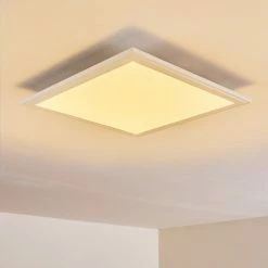 Hofstein Voisines Deckenpanel LED Weiß, 1-flammig, Fernbedienung, Farbwechsler -Smart Home Innenleuchten Verkäufe voisines deckenpanel h3267790 2