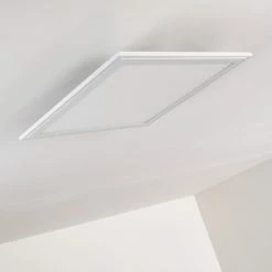 Hofstein Voisines Deckenpanel LED Weiß, 1-flammig, Fernbedienung, Farbwechsler -Smart Home Innenleuchten Verkäufe voisines deckenpanel h3267790 24