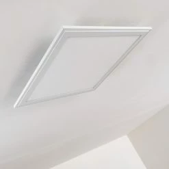 Hofstein Voisines Deckenpanel LED Weiß, 1-flammig, Fernbedienung, Farbwechsler -Smart Home Innenleuchten Verkäufe voisines deckenpanel h3267790 3