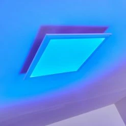 Hofstein Voisines Deckenpanel LED Weiß, 1-flammig, Fernbedienung, Farbwechsler -Smart Home Innenleuchten Verkäufe voisines deckenpanel h3267790 4