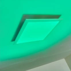 Hofstein Voisines Deckenpanel LED Weiß, 1-flammig, Fernbedienung, Farbwechsler -Smart Home Innenleuchten Verkäufe voisines deckenpanel h3267790 6