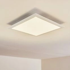 Hofstein Voisines Deckenpanel LED Weiß, 1-flammig, Fernbedienung, Farbwechsler -Smart Home Innenleuchten Verkäufe voisines deckenpanel h3267790 7