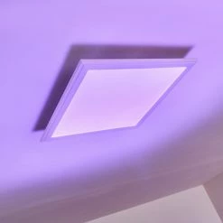 Hofstein Voisines Deckenpanel LED Weiß, 1-flammig, Fernbedienung, Farbwechsler -Smart Home Innenleuchten Verkäufe voisines deckenpanel h3267790 9