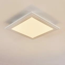 Hofstein Voisines Deckenpanel LED Wei&szlig;, 1-flammig, Fernbedienung, Farbwechsler -Smart Home Innenleuchten Verkäufe voisines deckenpanel h3306154 do1 14