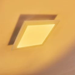 Hofstein Voisines Deckenpanel LED Wei&szlig;, 1-flammig, Fernbedienung, Farbwechsler -Smart Home Innenleuchten Verkäufe voisines deckenpanel h3306154 do1 17