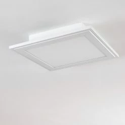 Hofstein Voisines Deckenpanel LED Wei&szlig;, 1-flammig, Fernbedienung, Farbwechsler -Smart Home Innenleuchten Verkäufe voisines deckenpanel h3306154 do1 18