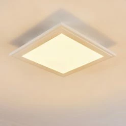 Hofstein Voisines Deckenpanel LED Wei&szlig;, 1-flammig, Fernbedienung, Farbwechsler -Smart Home Innenleuchten Verkäufe voisines deckenpanel h3306154 do1 4