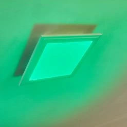 Hofstein Voisines Deckenpanel LED Wei&szlig;, 1-flammig, Fernbedienung, Farbwechsler -Smart Home Innenleuchten Verkäufe voisines deckenpanel h3306154 do1 5