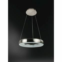 Wofi Leuchten WOFI CLINT Pendelleuchte LED Nickel-Matt, 1-flammig, Fernbedienung 3 Wofi Leuchten WOFI CLINT Pendelleuchte LED Nickel-Matt, 1-flammig, Fernbedienung -Smart Home Innenleuchten Verkäufe wofi clint pendelleuchte 6481 01 64 8401 1