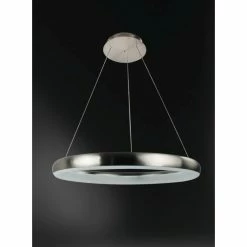 Wofi Leuchten WOFI CLINT Pendelleuchte LED Nickel-Matt, 1-flammig, Fernbedienung 3 Wofi Leuchten WOFI CLINT Pendelleuchte LED Nickel-Matt, 1-flammig, Fernbedienung -Smart Home Innenleuchten Verkäufe wofi clint pendelleuchte 6481 01 64 8501 1